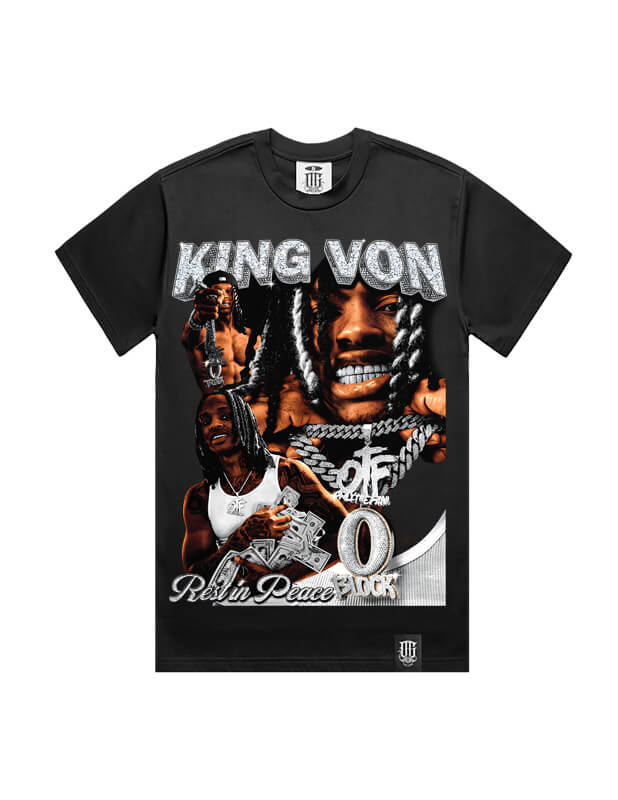 OG Culture X Pro Club Heavyweight Tee - King Von Diamond - Image 2