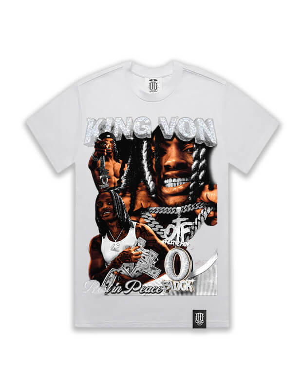 OG Culture X Pro Club Heavyweight Tee - King Von Diamond - Image 5
