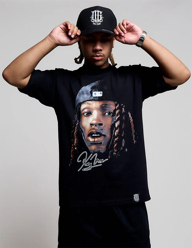 OG Culture X Pro Club Heavyweight Tee - King Von Portrait - Image 3