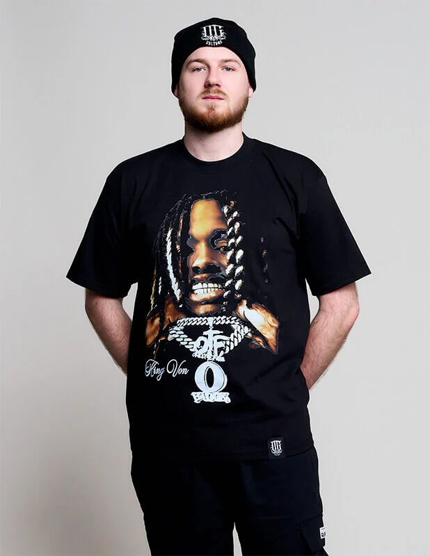 OG Culture X Pro Club Heavyweight Tee - King Von Vintage - Image 3