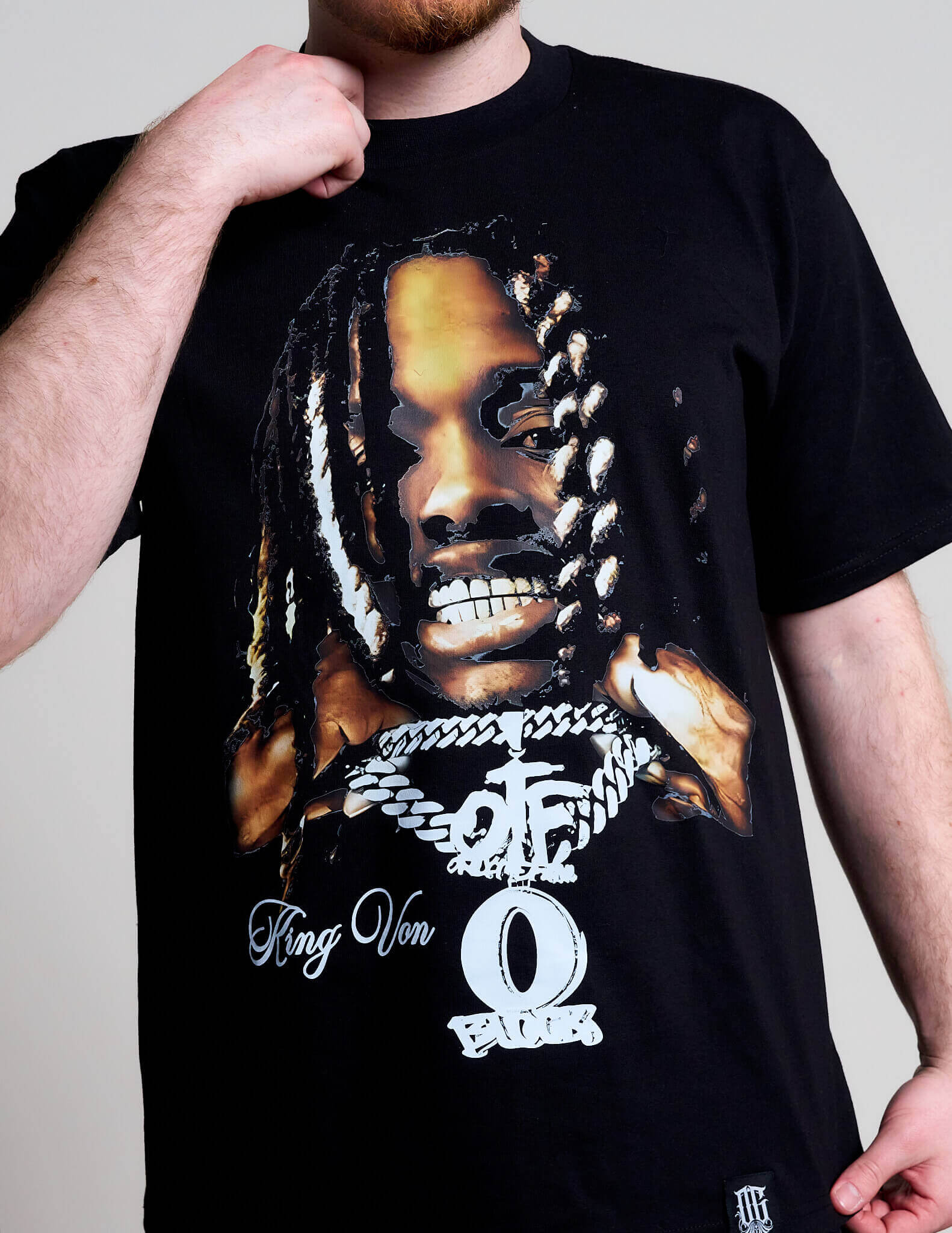 OG Culture X Pro Club Heavyweight Tee - King Von Vintage - Image 4