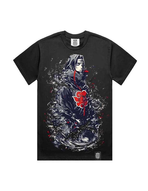 OG Culture X Pro Club Heavyweight Tee - Naruto Itachi Uchiha ink - Image 3