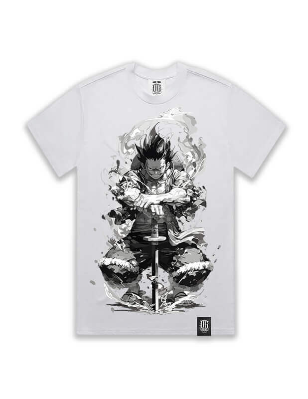 OG Culture X Pro Club Heavyweight Tee - One Piece Luffy Sword - Image 6