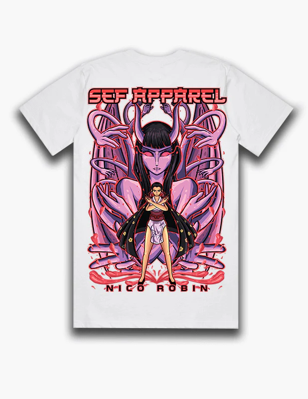 OG Culture X Pro Club Heavyweight Tee - One Piece Nico Robin - Image 3