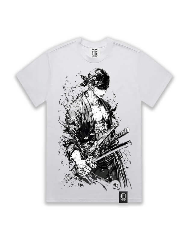 OG Culture X Pro Club Heavyweight Tee - One Piece Zoro Sword Ink - Image 10