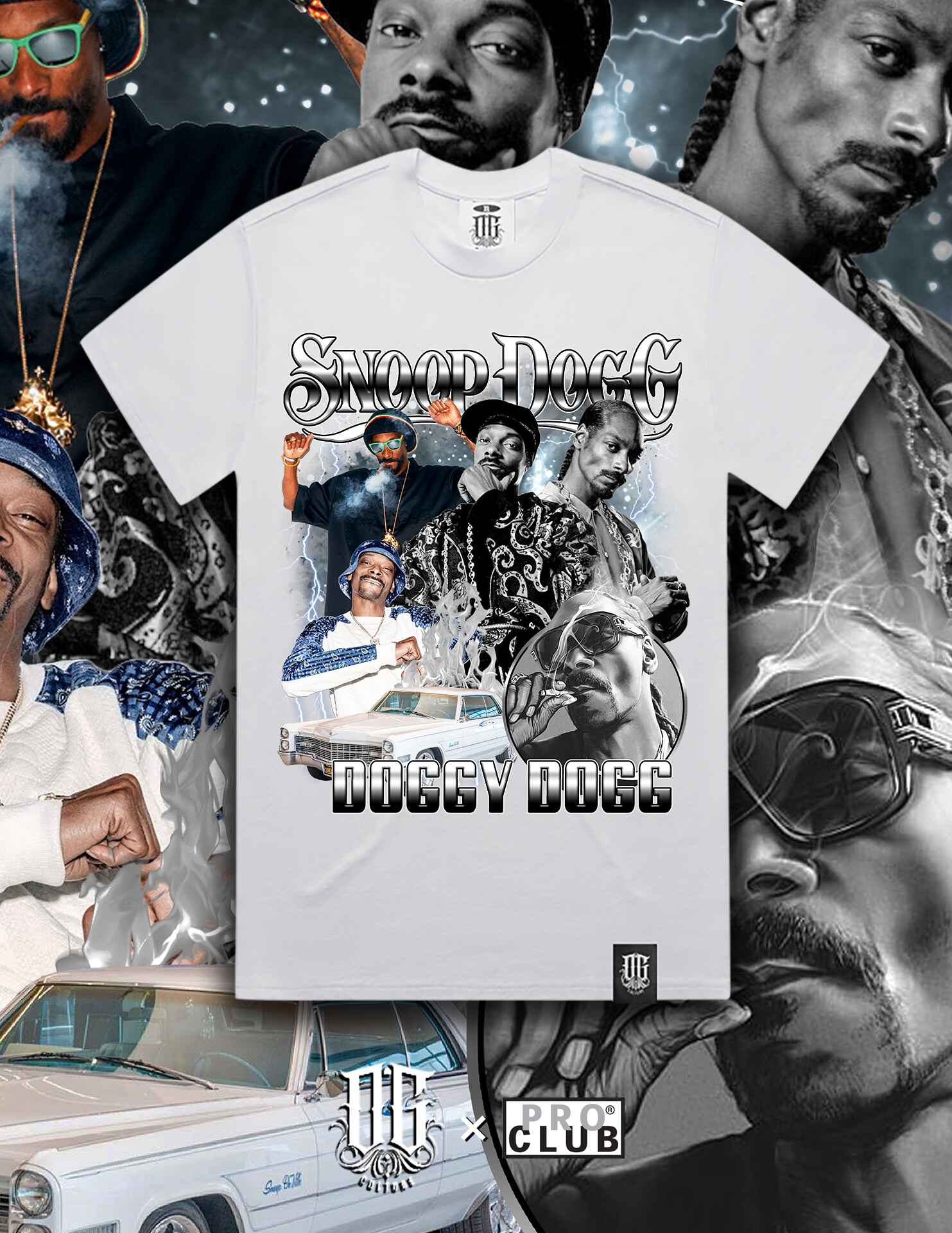 OG Culture X Pro Club Heavyweight Tee - Snoop Dogg Doggy Dogg - Image 6