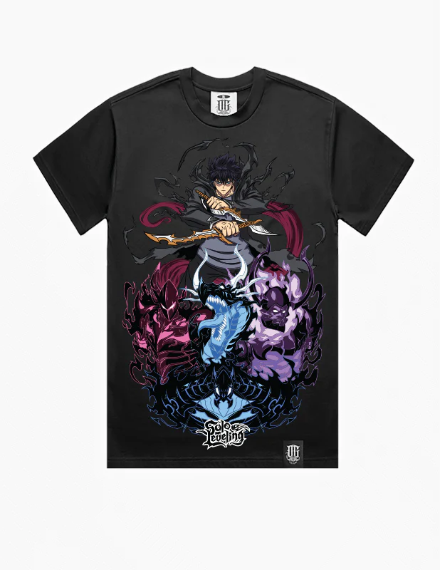 OG Culture X Pro Club Heavyweight Tee - Solo Leveling Art - Image 3