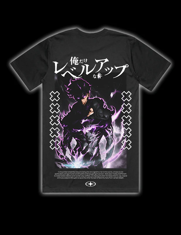 OG Culture X Pro Club Heavyweight Tee - Solo Leveling Sung Jin-woo Back Print