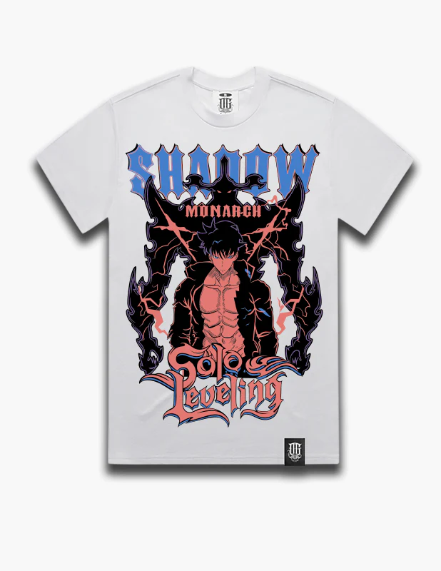 OG Culture X Pro Club Heavyweight Tee - Solo Leveling Sung Jinwoo Shadow - Image 2