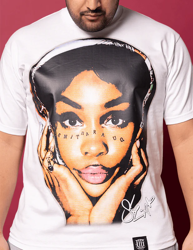OG Culture X Pro Club Heavyweight Tee - SZA Portrait - Image 3