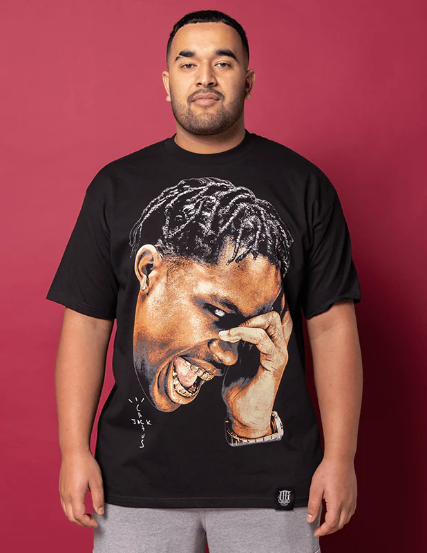 OG Culture X Pro Club Heavyweight Tee - Travis Scott Portrait - Image 2