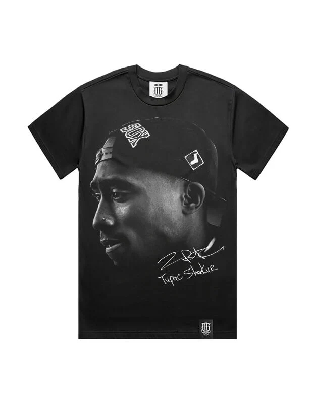 OG Culture X Pro Club Heavyweight Tee - Tupac Vintage Print - Image 2