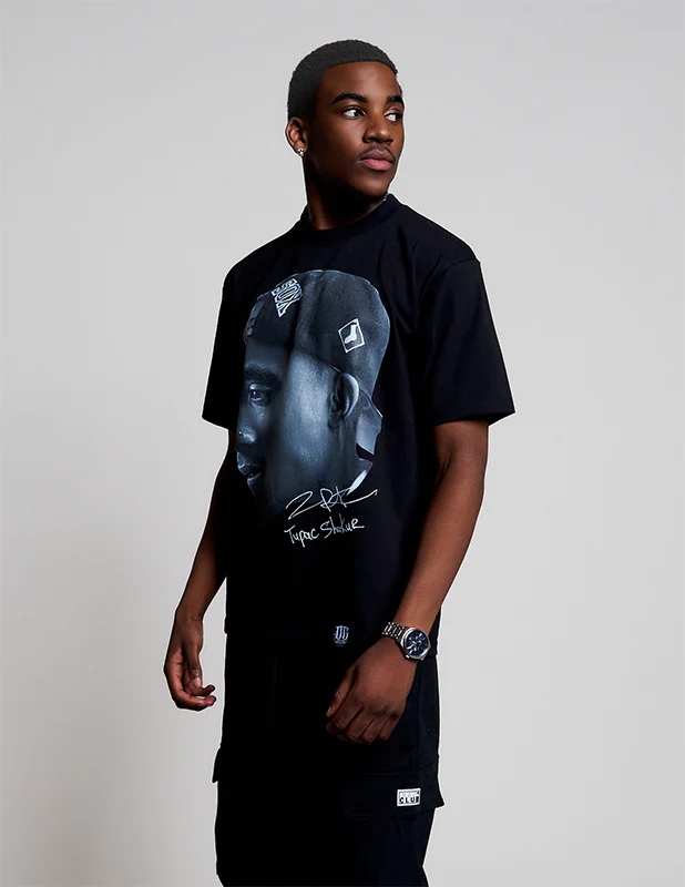 OG Culture X Pro Club Heavyweight Tee - Tupac Vintage Print - Image 3