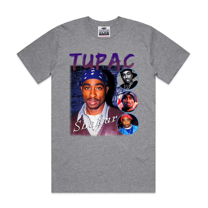 Pro Club 2pac Shakur Digital printed Tee - Image 3