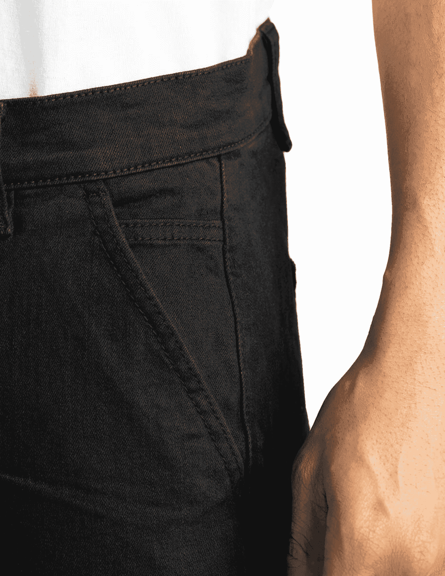Pro Club Baggy Denim Cargo - Black - Image 7