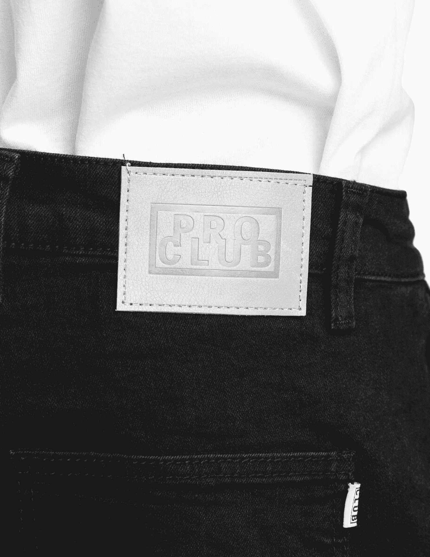 Pro Club Baggy Denim Cargo - Black - Image 9