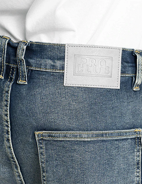 Pro Club Baggy Denim Cargo - Dark Stonewash - Image 12