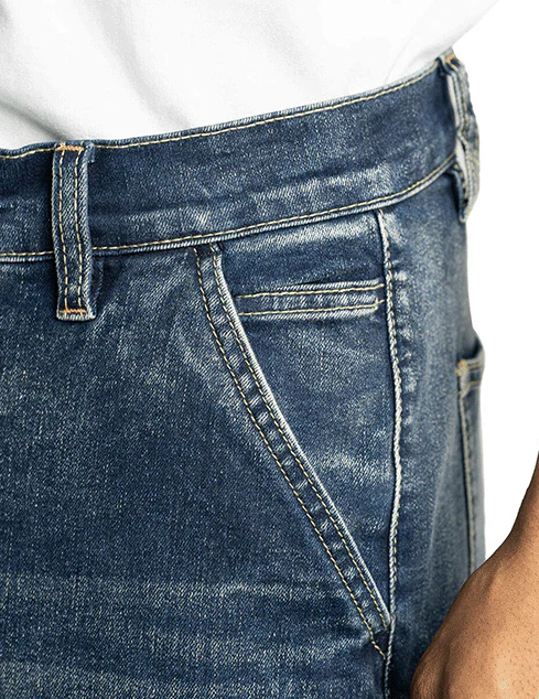 Pro Club Baggy Denim Cargo - Dark Stonewash - Image 9