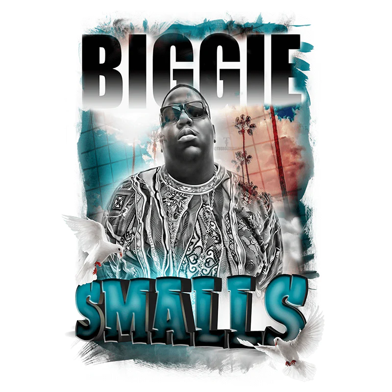 Pro Club Biggie Smalls Digital printed Tee - Image 2