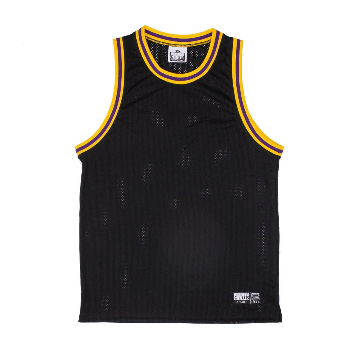 Pro Club Classic Basketball Jersey - Black/Gold