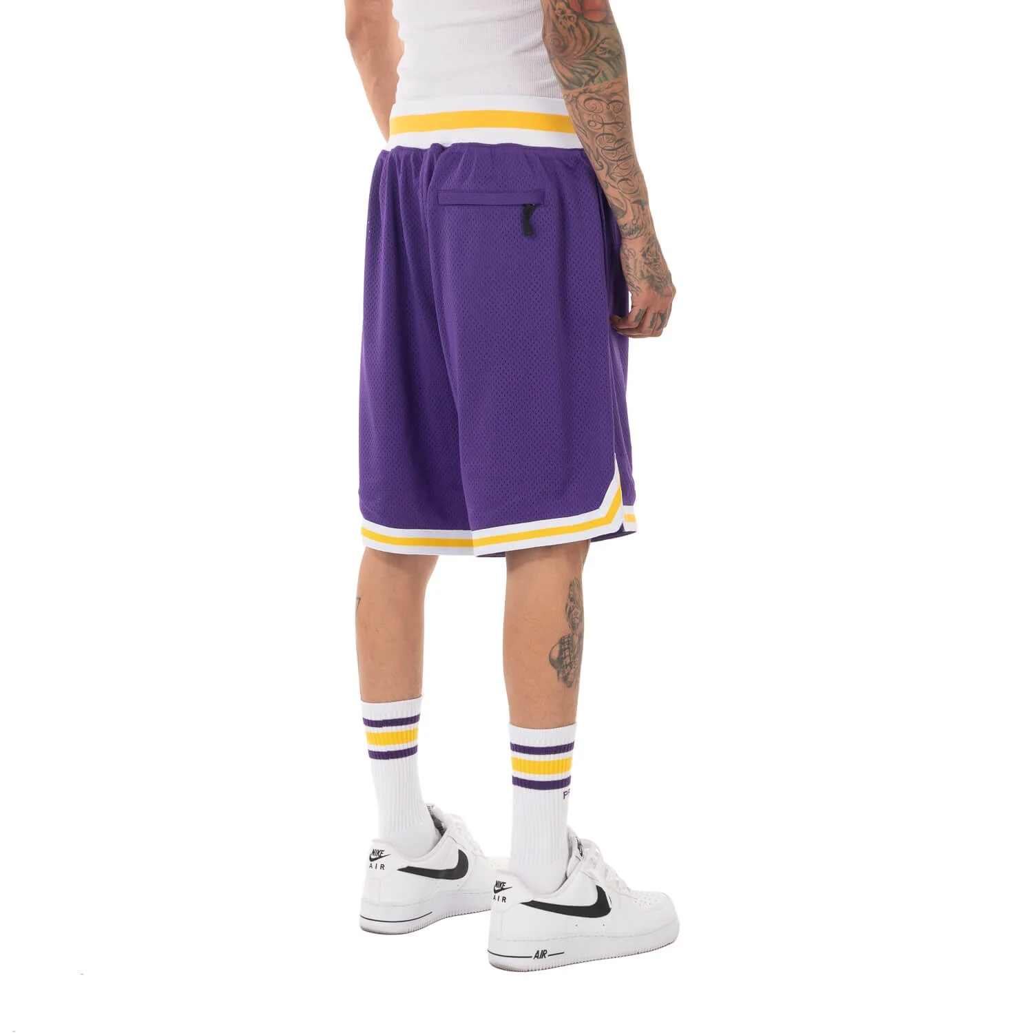 Pro Club Classic Basketball Shorts - Purple - Image 4