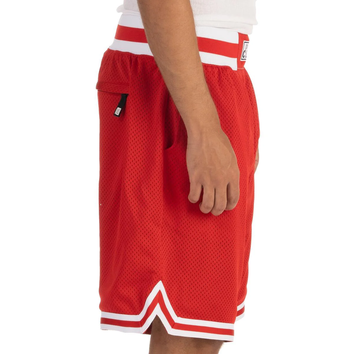 Pro Club  Classic Basketball Shorts - Red - Image 3
