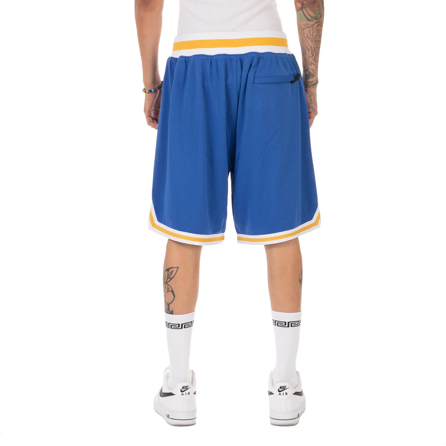 Pro Club Classic Basketball Shorts - TrueBlue/White - Image 5
