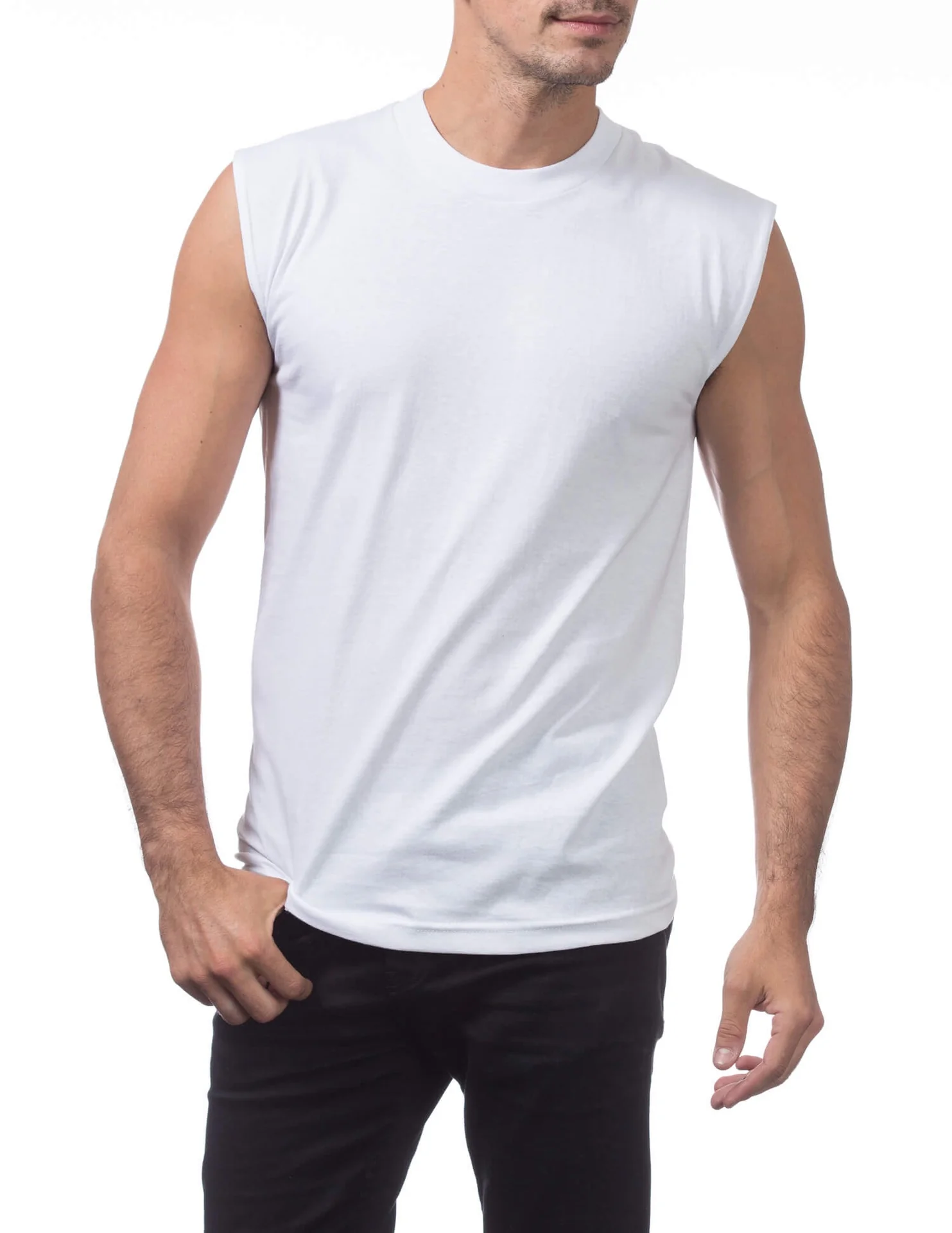 Pro Club Comfort Muscle Tee - WHITE - Image 4
