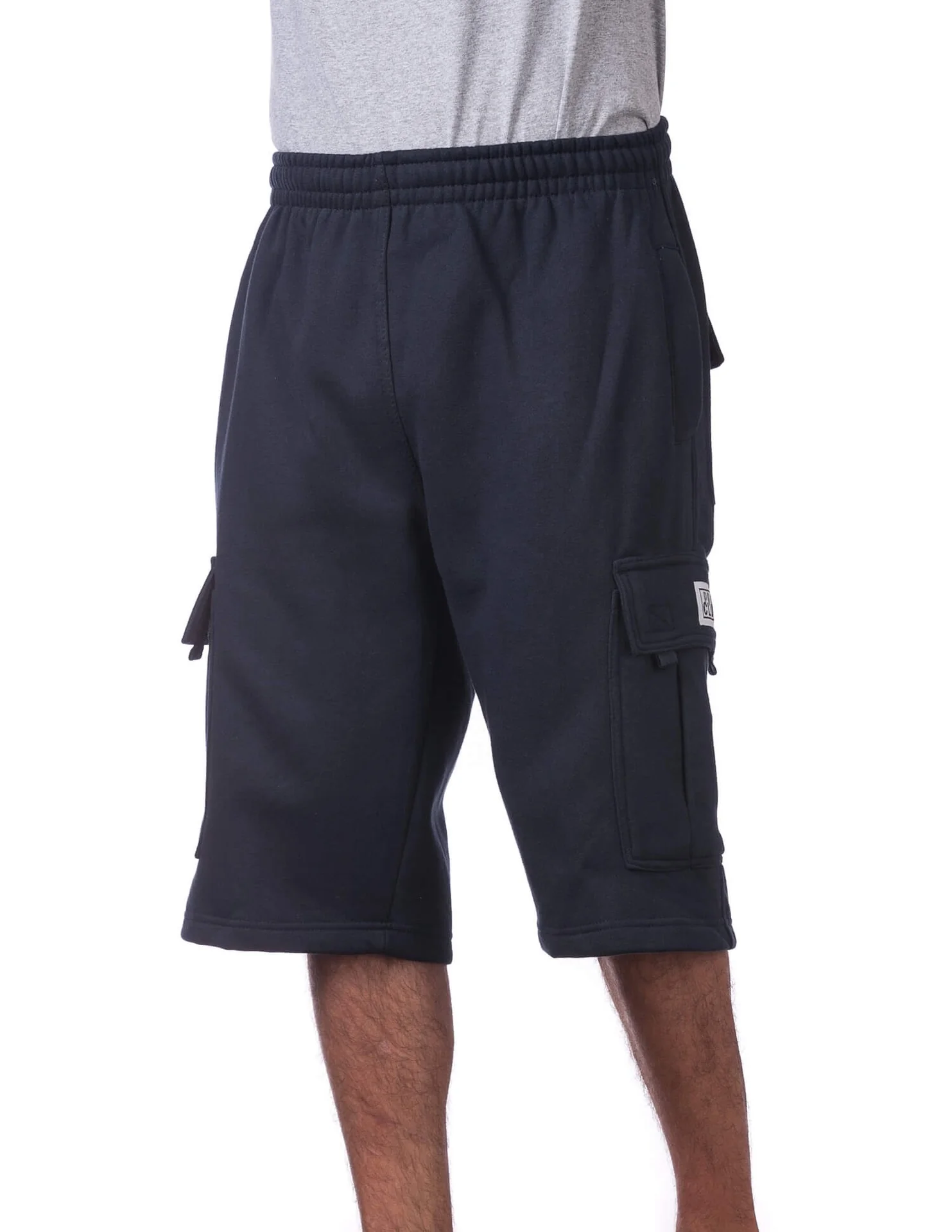 Pro Club FLEECE CARGO SHORTS - NAVY - Image 3