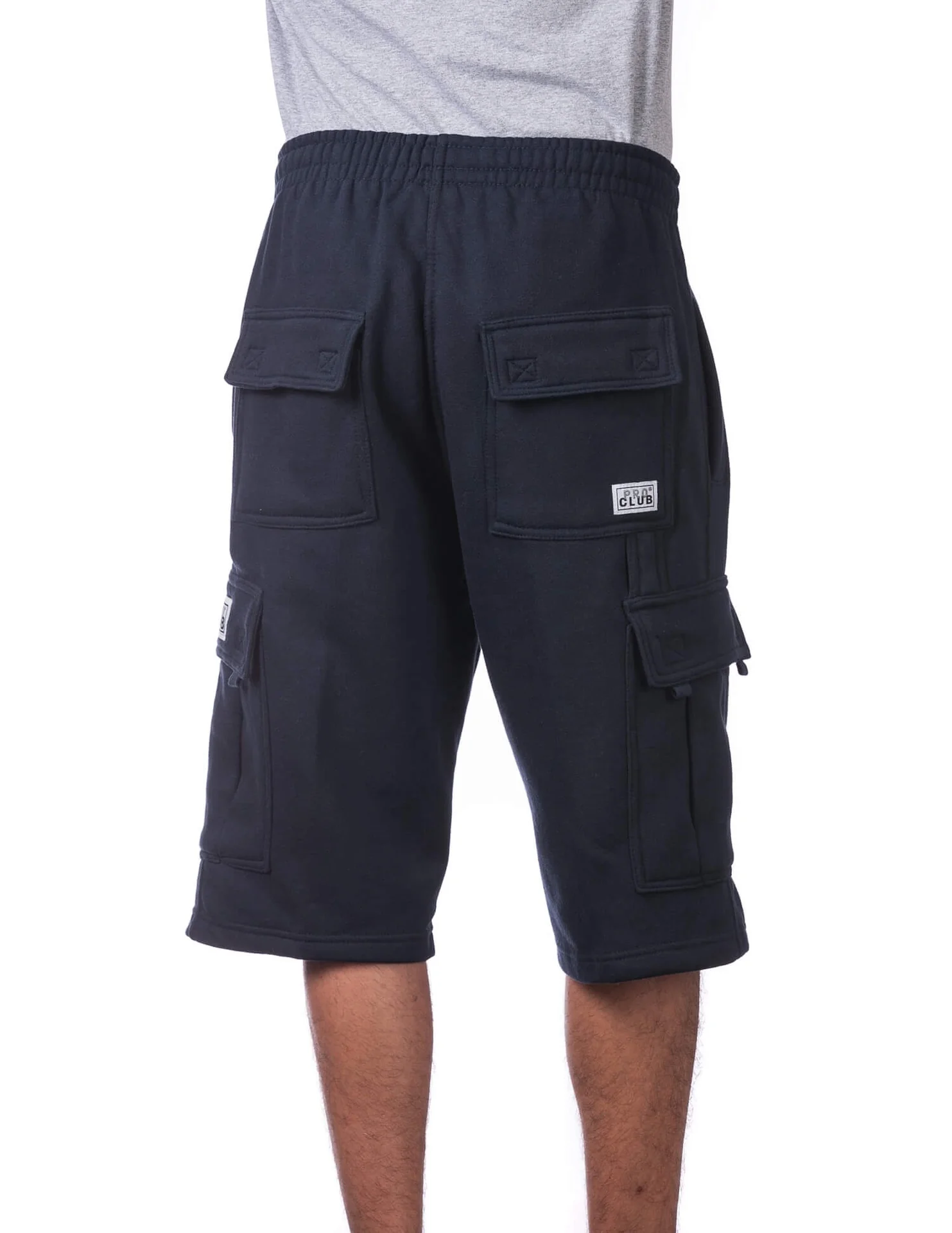 Pro Club FLEECE CARGO SHORTS - NAVY - Image 4