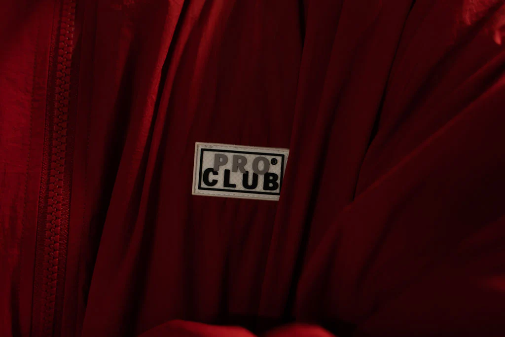 Pro Club Full Court Windbreaker Jacket - Red - Image 6