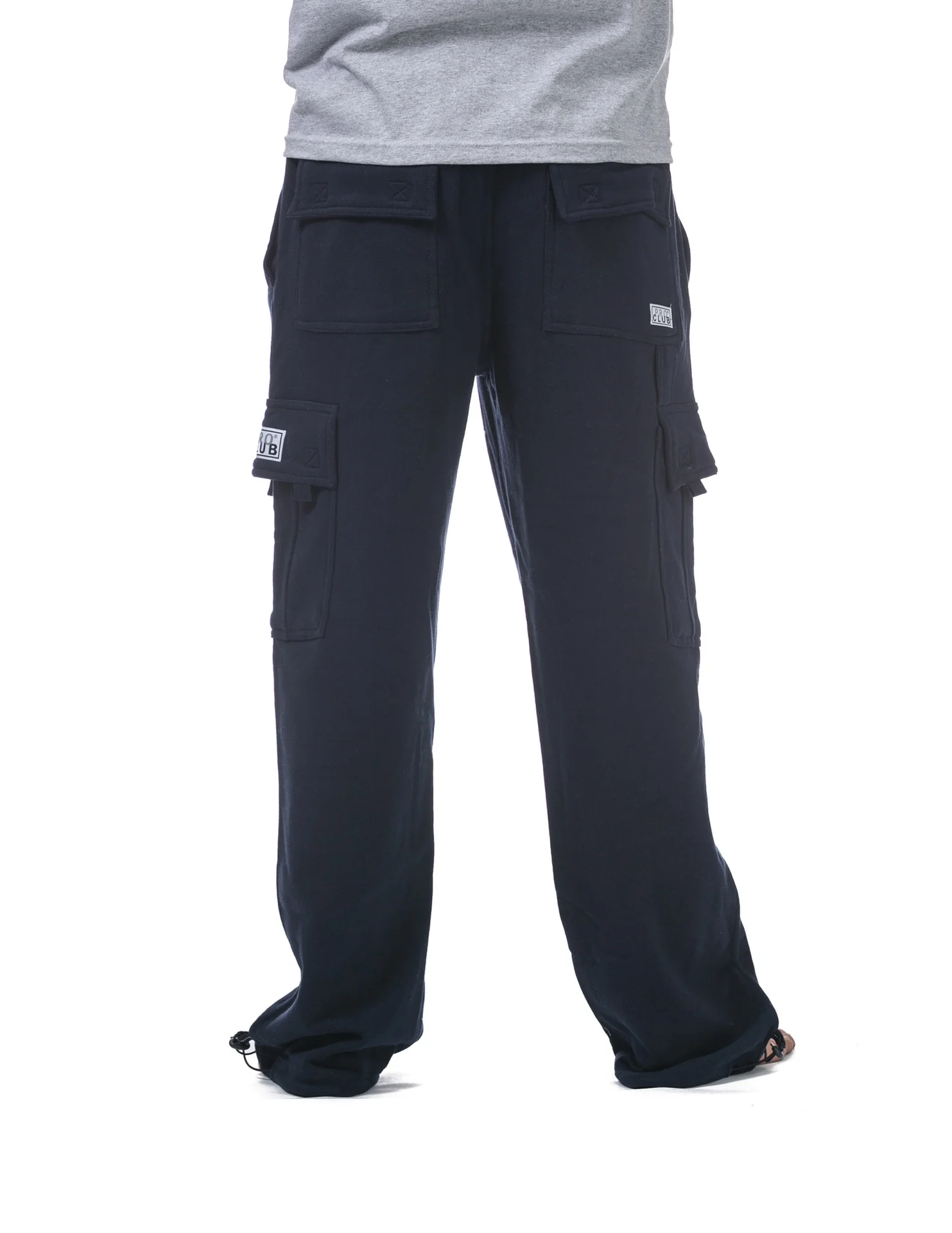 Pro Club Heavyweight Fleece Cargo Pants - NAVY - Image 3