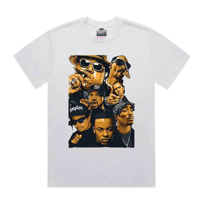 PRO CLUB  HEAVYWEIGHT HIP HOP GROUP DIGITAL PRINTED TEE - Image 2