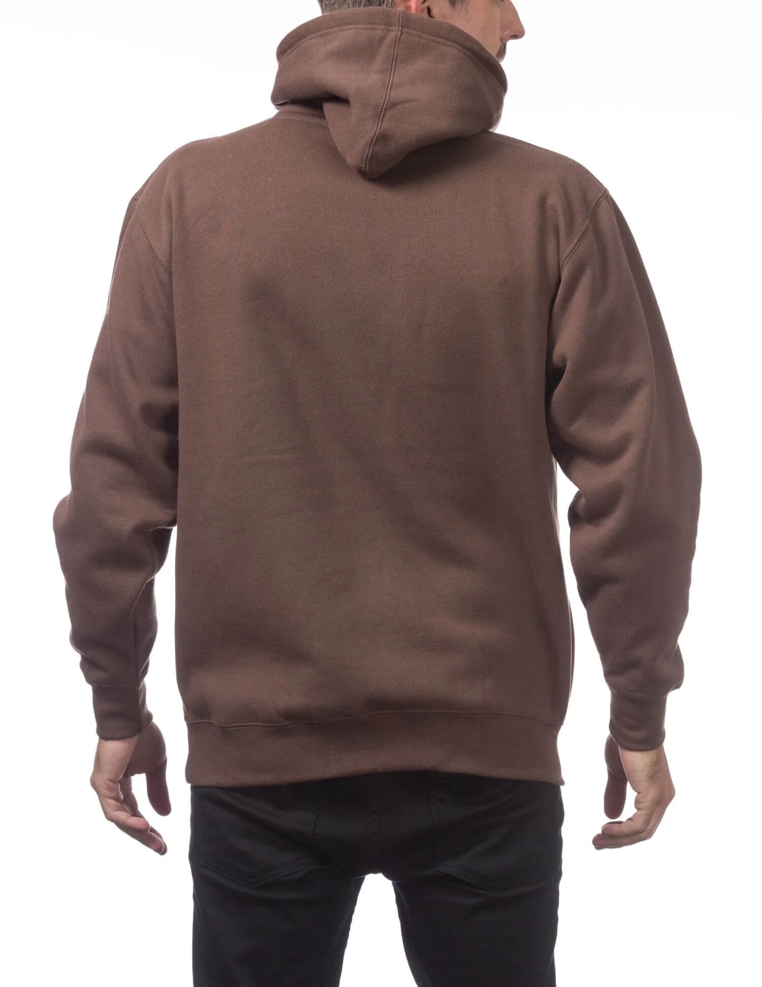 Pro Club Heavyweight Pullover Hoodie (13oz) - BROWN - Image 5