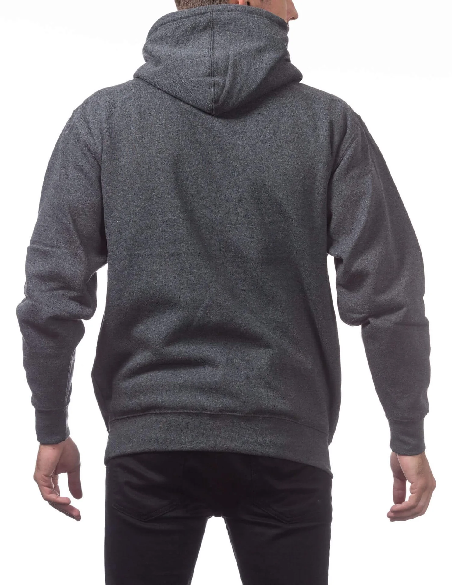 Pro Club Heavyweight Pullover Hoodie (13oz) - CHARCOAL - Image 5