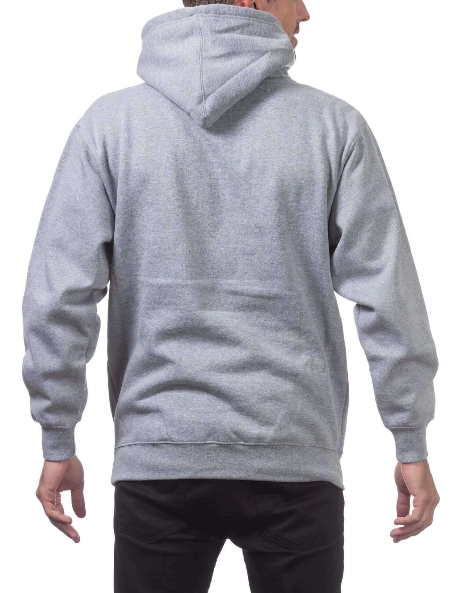 Pro Club Heavyweight Pullover Hoodie (13oz) - GRAY - Image 3