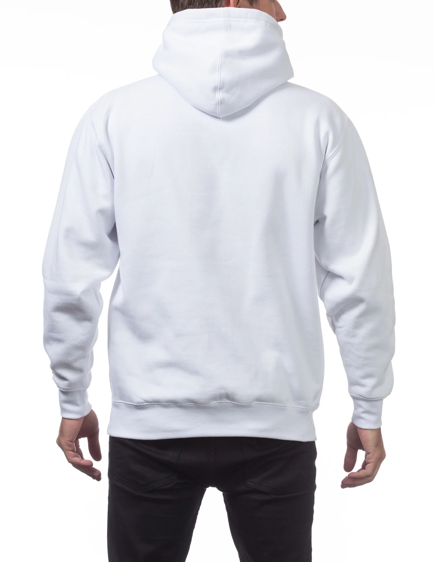 Pro Club Heavyweight Pullover Hoodie (13oz) - WHITE - Image 3