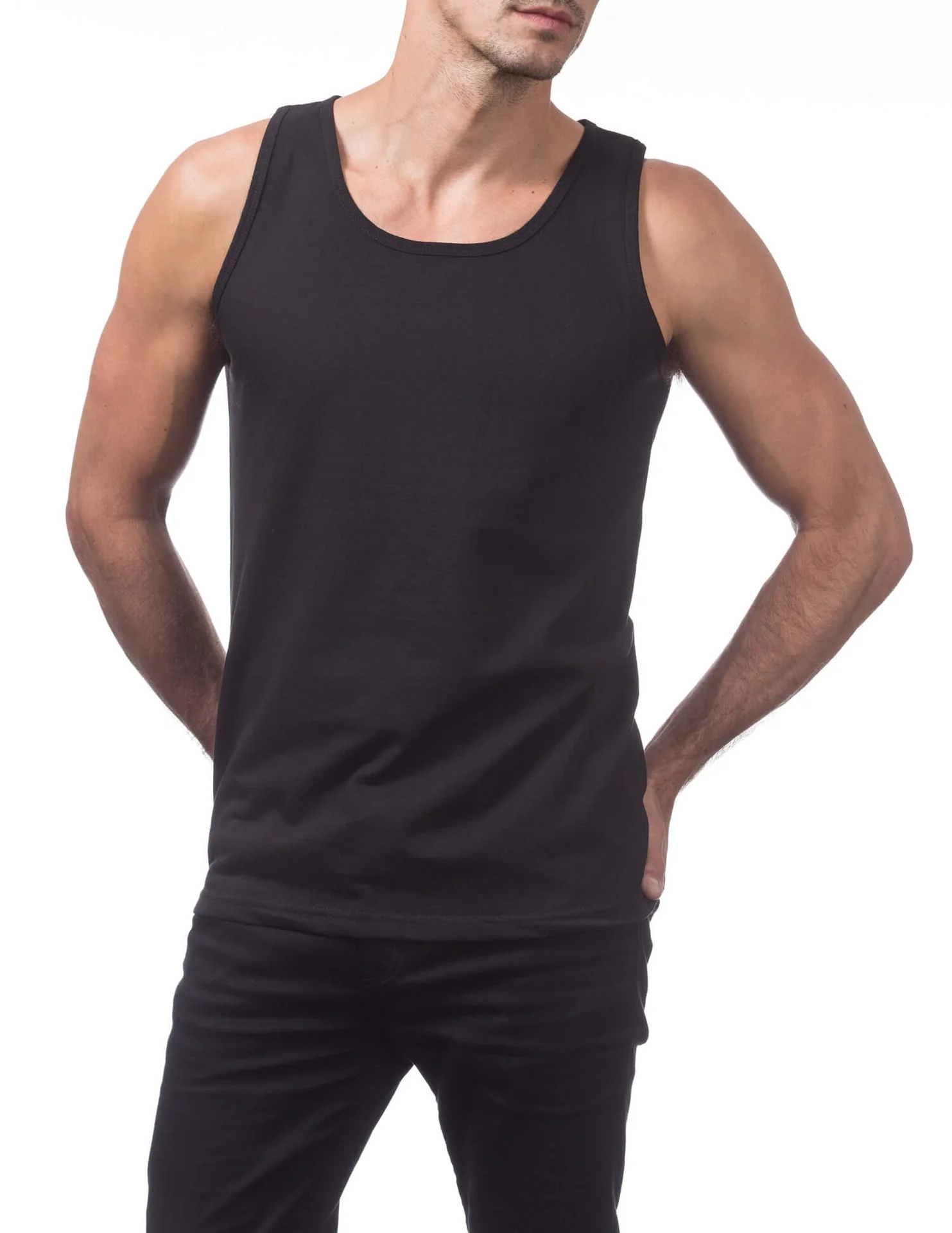 Pro Club Heavyweight Tank Top - BLACK - Image 3