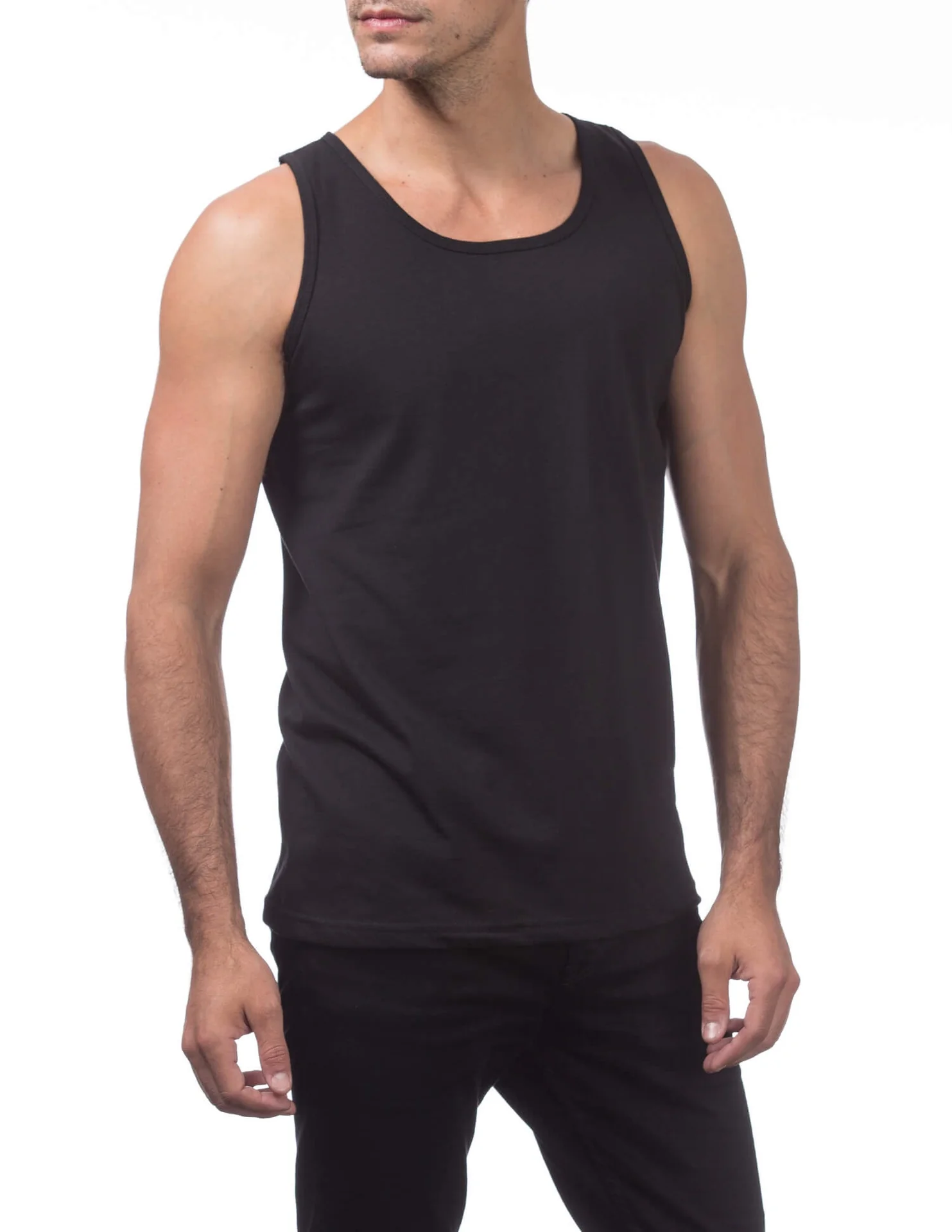 Pro Club Heavyweight Tank Top - BLACK - Image 4