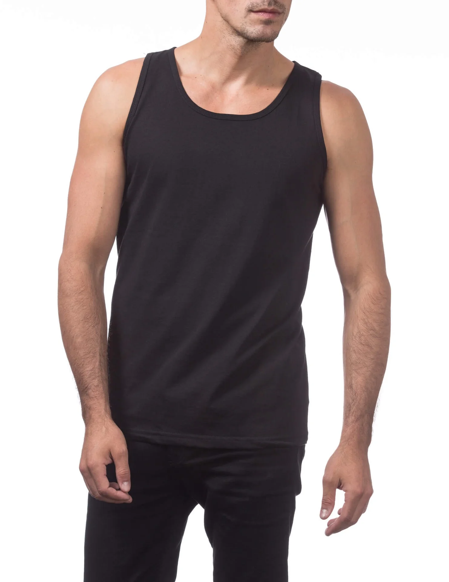 Pro Club Heavyweight Tank Top - BLACK - Image 5