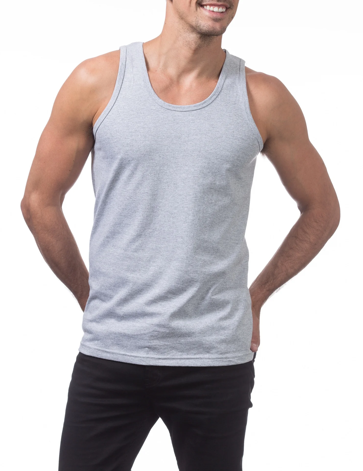 Pro Club Heavyweight Tank Top - GRAY - Image 3