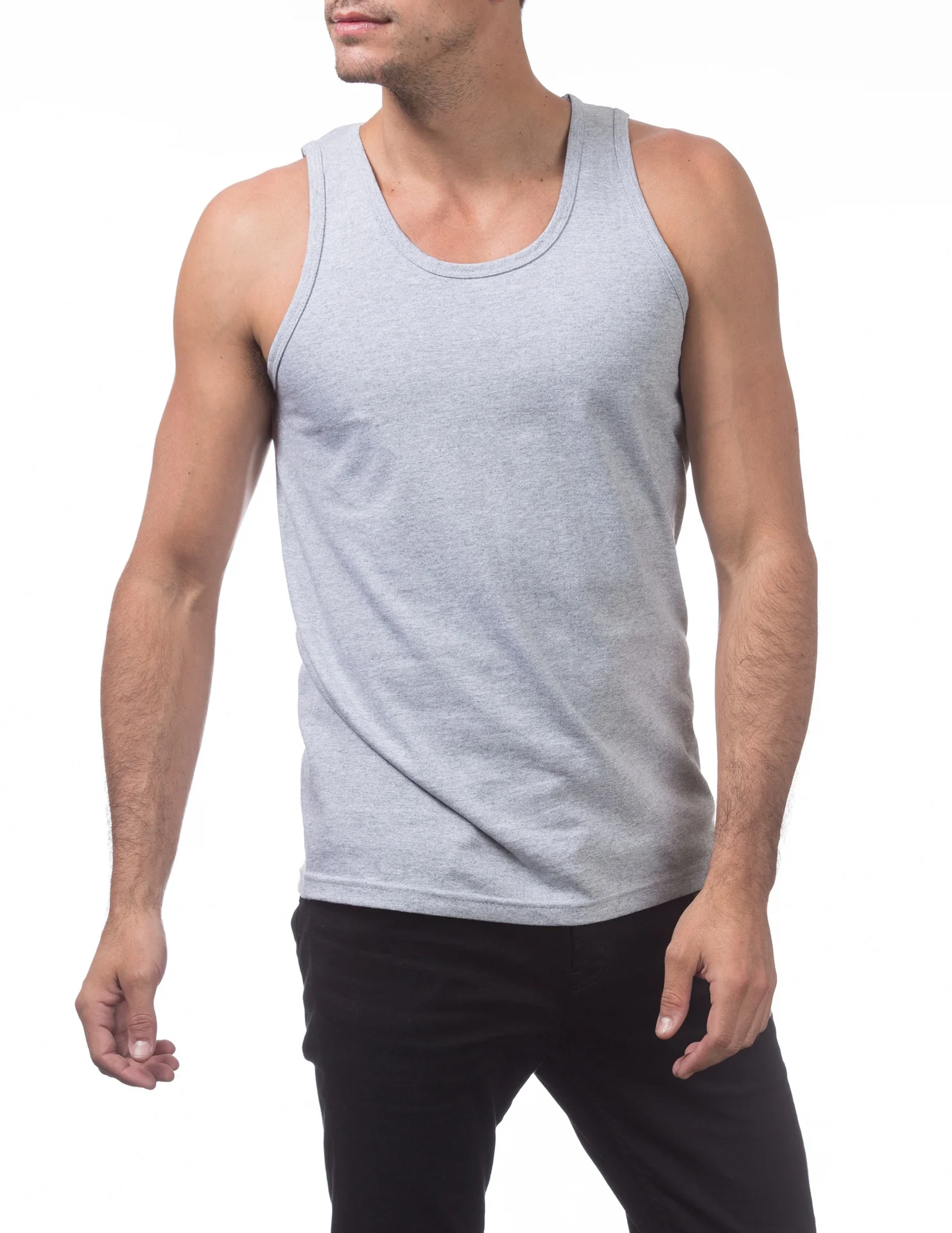 Pro Club Heavyweight Tank Top - GRAY - Image 5