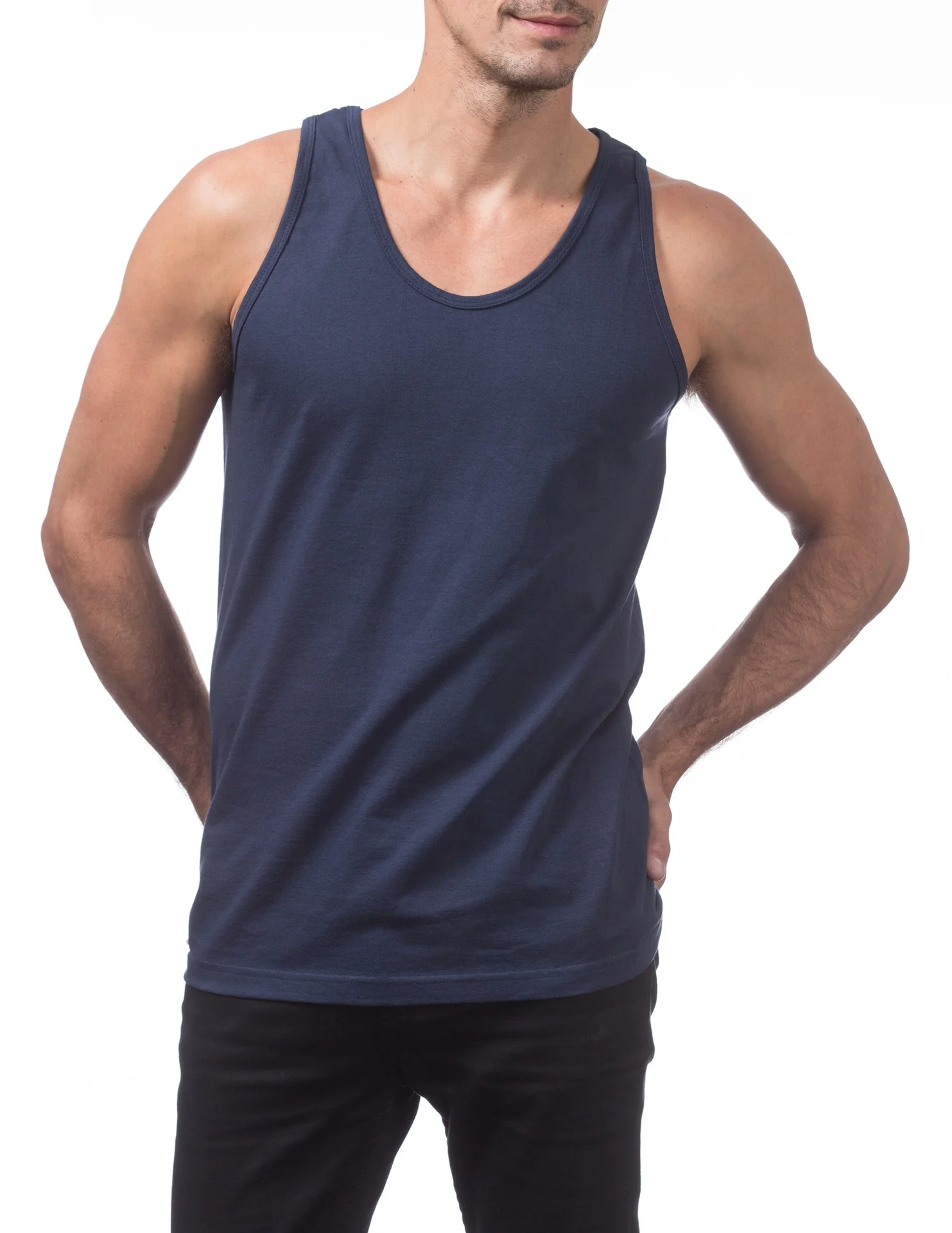 Pro Club Heavyweight Tank Top - Navy - Image 3
