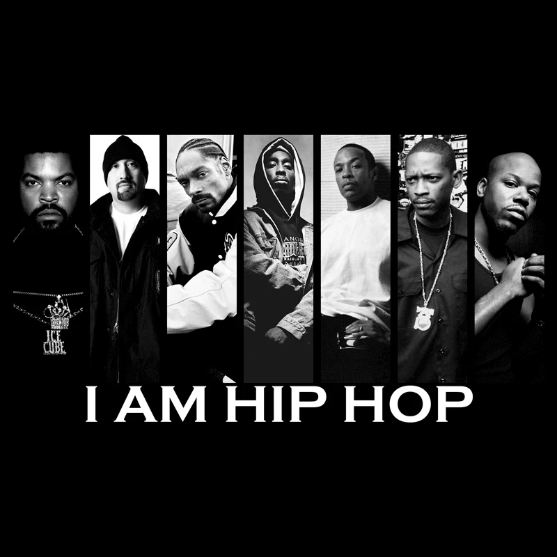 Pro Club I AM HIP HOP Digital printed Tee - Image 3