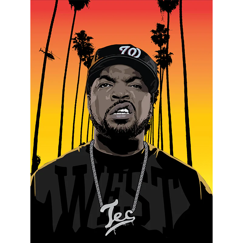 Pro Club Ice Cube Graphic Digital printed Tee - Image 7