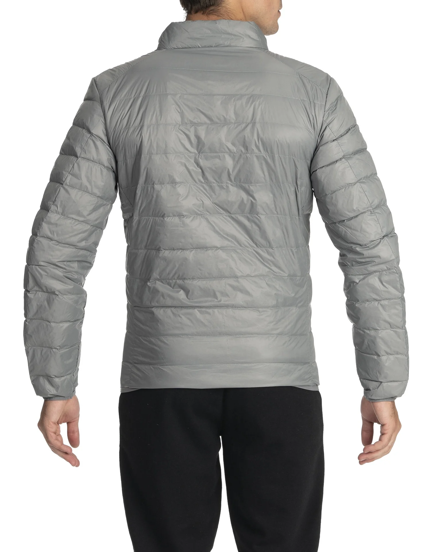 Pro Club Packable Lightweight Down Jacket - GRAY - Image 4