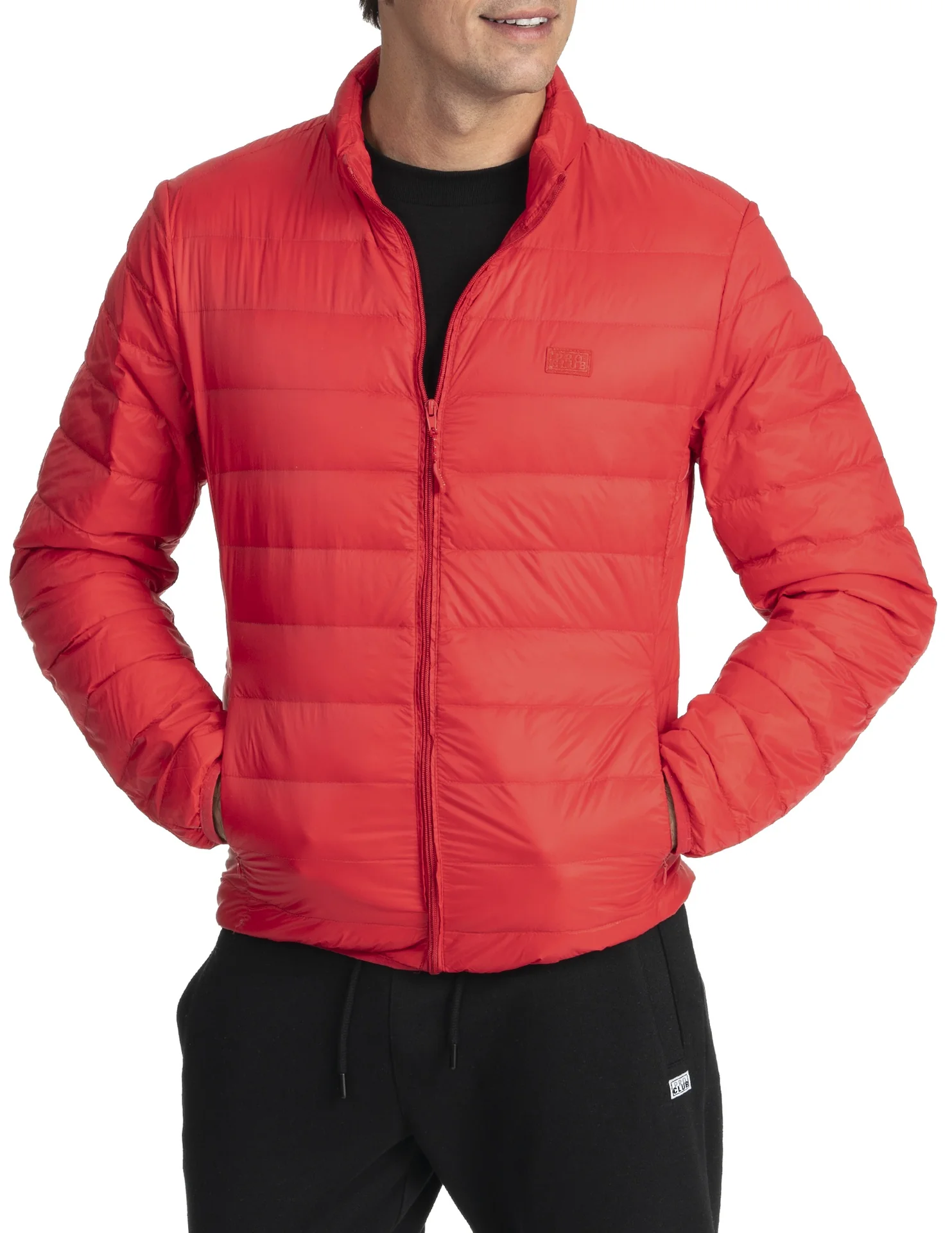 Pro Club Packable Lightweight Down Jacket - RED - Image 4