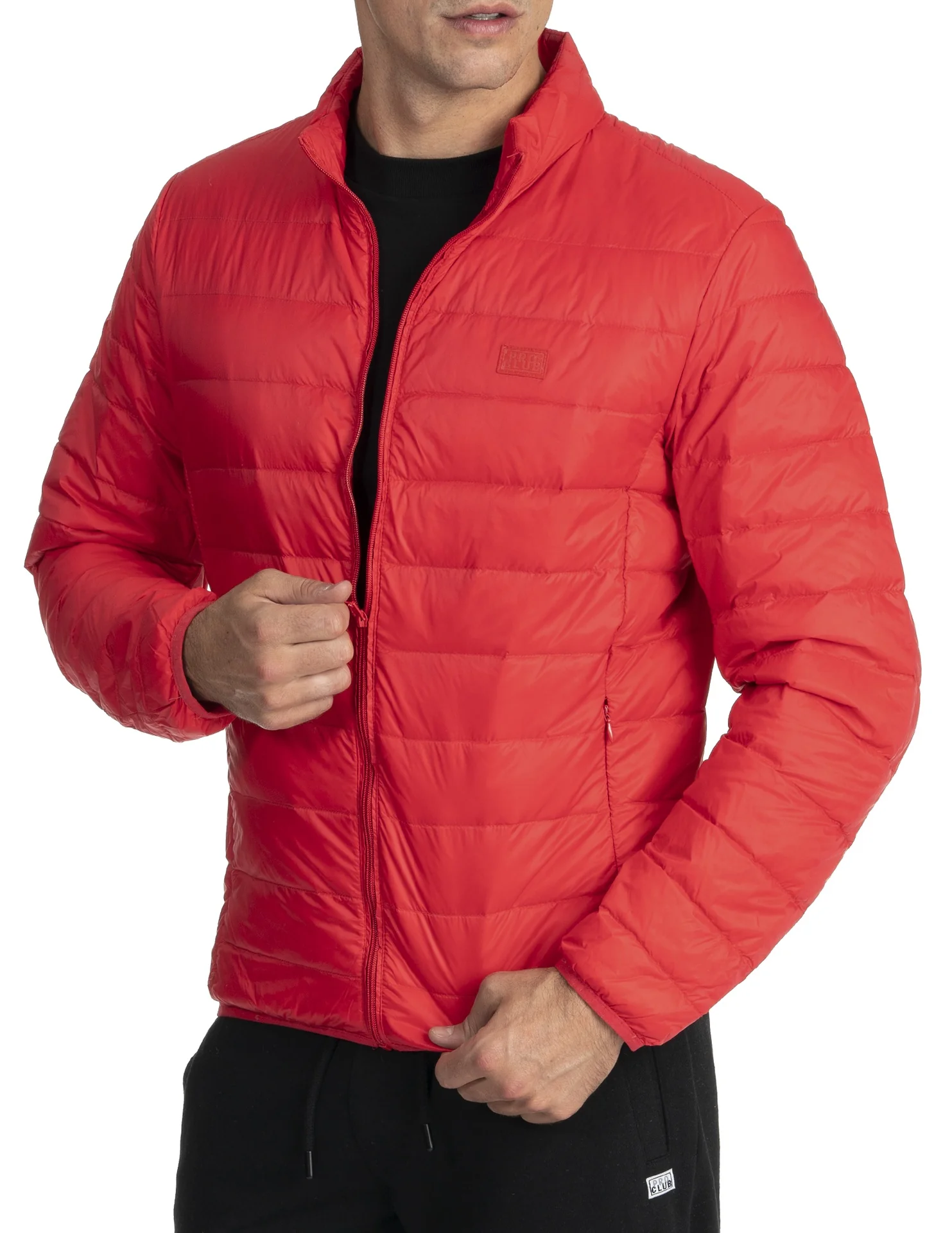 Pro Club Packable Lightweight Down Jacket - RED - Image 5