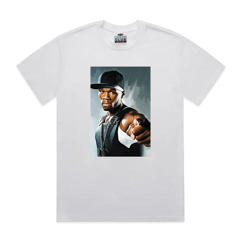 Pro Club Rapper 50 cent Digital printed Tee - Image 2