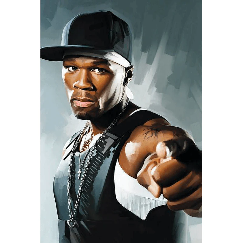 Pro Club Rapper 50 cent Digital printed Tee - Image 6